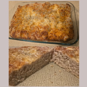 Handmade Mozzarella and Herb Focaccia Bread, golden and soft, topped with fresh mozzarella and fragrant herbs, perfect for sandwiches or snacking